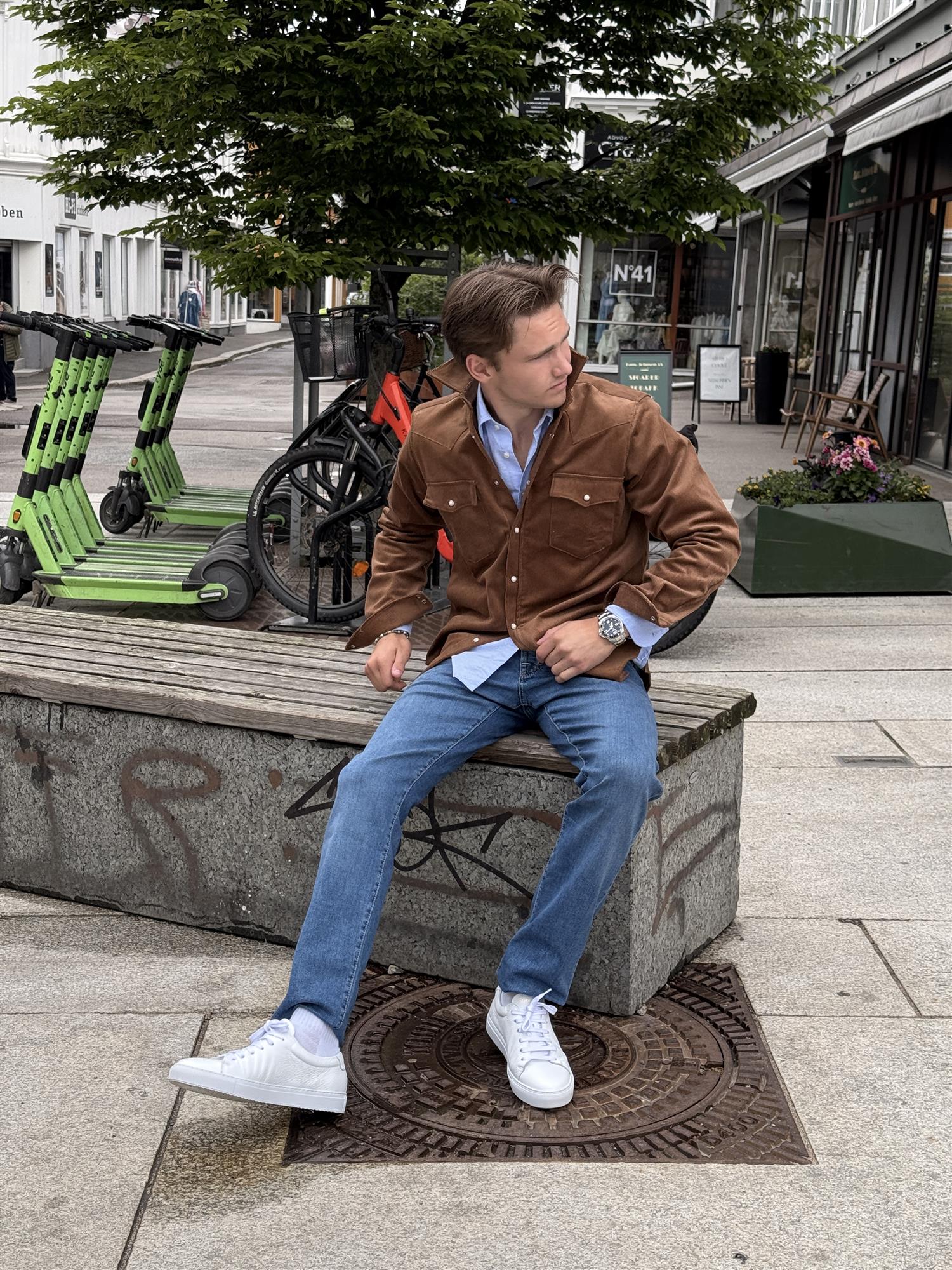 Image of Western Cord Overshirt