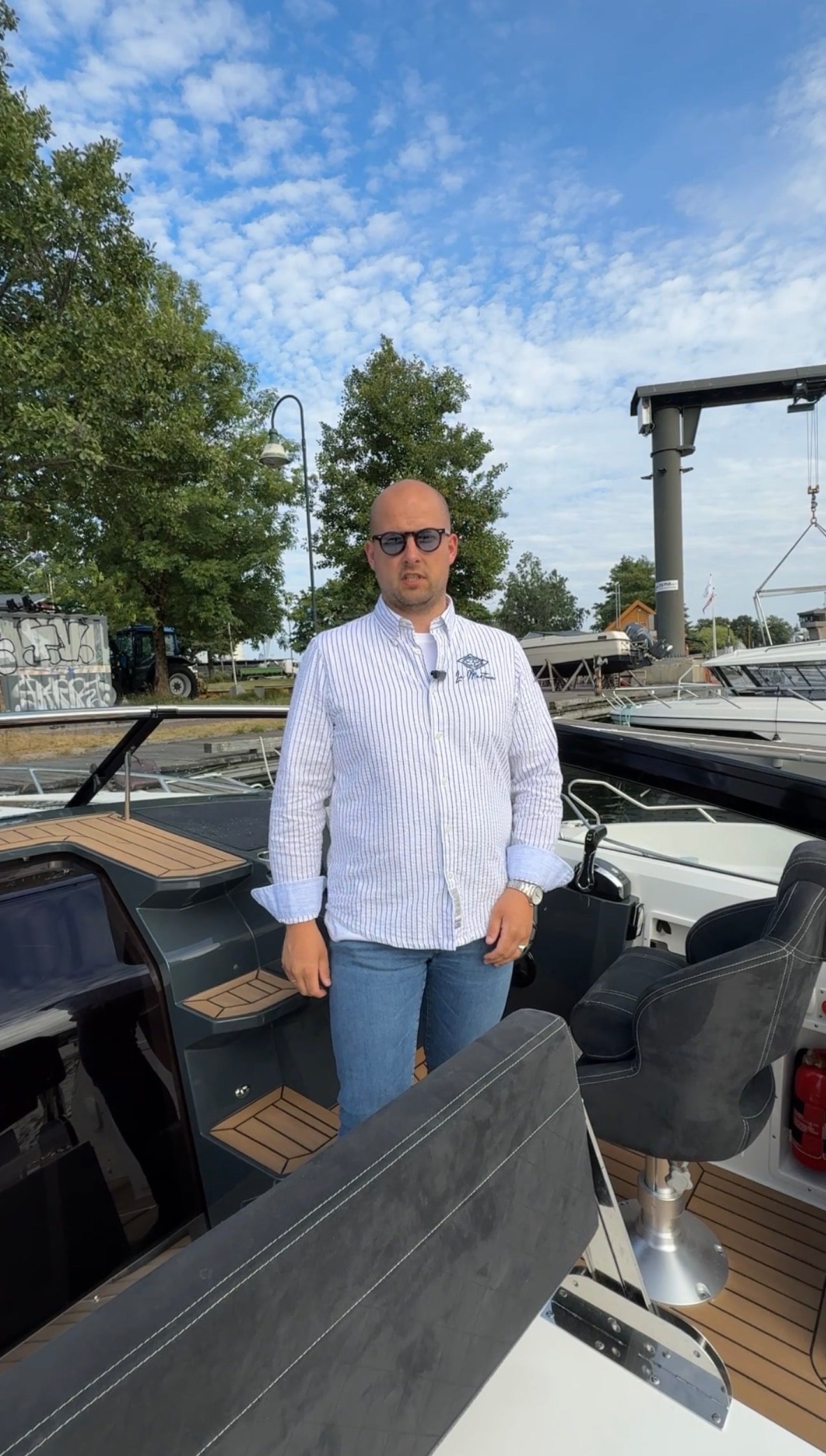 Image of Man Shirt LS cotton Striper