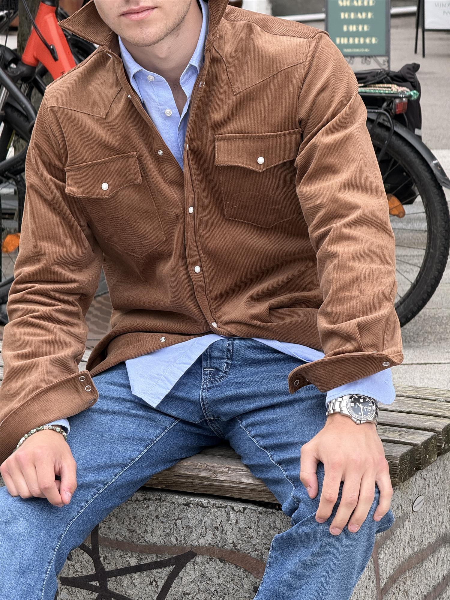 Image of Western Cord Overshirt